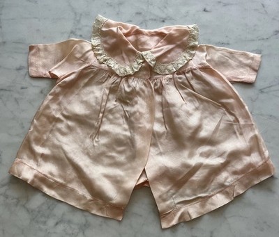 Vintage Light Pink  Doll Jacket Dress For French/ German Antique Bisque Doll