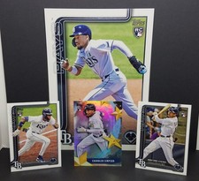 2025 Topps #US277 Chandler Simpson, Rays (RC) - Superbox Oversized & Base Cards