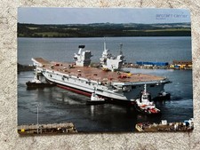 Aircraft Carrier Alliance, HMS Queen Elizabeth, Royal Navy promo postcard