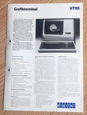 DEC Digital Flyer VT125 Grafikterminal Deutsc...