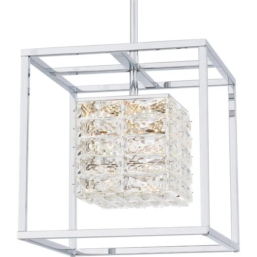 Polished Chrome LED Pendant from the Dazzle Collection - Picture 5 of 6