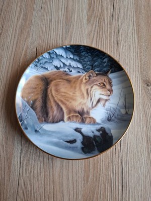Sammelteller ''Poised For Prey'' National Wildlife Federation  Franklin Mint