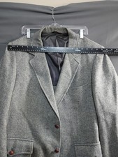 Vintage Pendleton Coat Blazer Tweed Jacket Mens 100 Virgin Wool