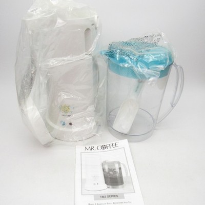 Mr. Coffee 3 Quart Iced Sweet Tea Maker Blue Pitcher TM3.5 - NEW; NO BOX