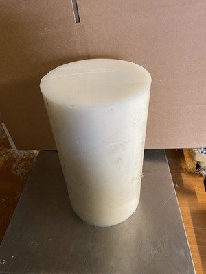 PE 500 weiß, D 140mm, L 196mm, 1 Stück, Kunststoff, Rundmaterial, Halbzeug
