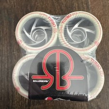 Rollerbones Turbo Wheel Clear Aluminum Hub 62mm 88a - Set of 8 