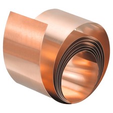 Copper Sheet Roll Metal Foil Plate 1000mm x 35mm x 0.1mm