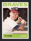 1964 Topps Baseball Card #171 Ty Cline Milwaukee Braves VG-EX