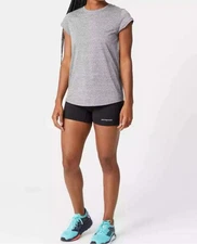 Patagonia - women’s grey Core Ridge flow T-shirt Jacquard knit top size Small