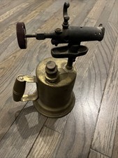 Vintage Brass Blow Torch   Early 1900s Solder...