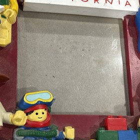 Vintage Lego Legoland California Photo Frame 1999 Featuring Mini Figures RARE!