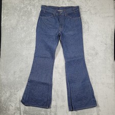 Vintage Levi's 684 Jeans Mens 33x32 Blue Bell Bottom Orange Tab 1979 Flare Denim