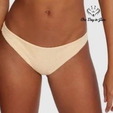 RVCA Run Wild Bikini Bottom Apricot Low Rise Medium NWT 52 Size XS