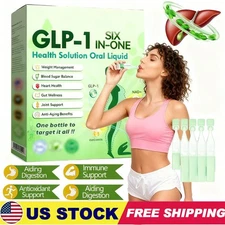 GLP-1 SIX-in-ONE Health Solution Oral Liquid, Advanced Body Care Liquids Drop US
