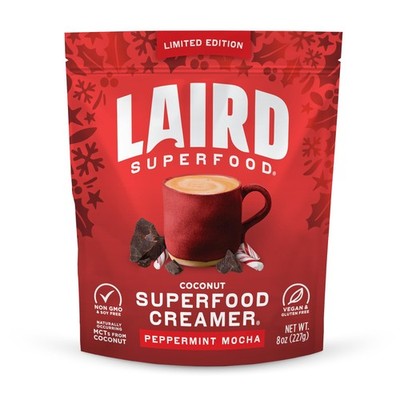 Non-Dairy Original Superfood Peppermint Mocha Coconut Coffee Creamer, Gluten ...