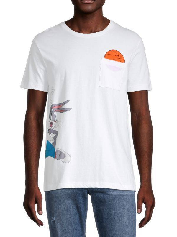 Eleven Paris Mens Space Jam - Новая футболка Legacy белого цвета большого размера 5390₽