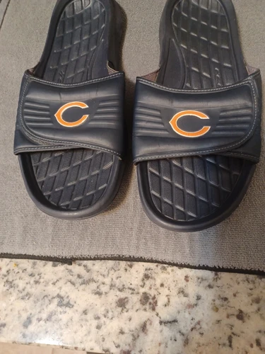 Sandali Reebok Chicago Bears slide hook & loop scarpe blu navy da uomo taglia 10