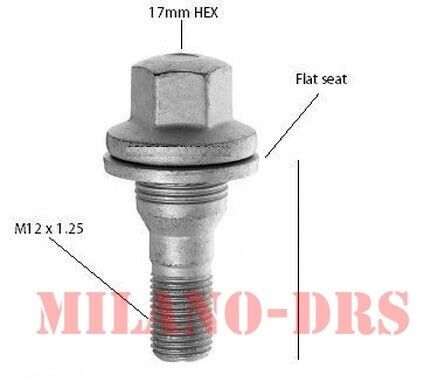 KIT 4 DISTANZIALI RUOTA 16+16mm PEUGEOT 208 - 308 I + BULLONI OEM (PIATTO) - Foto 2 di 2