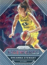 2021 Panini WNBA Prizm BREANNA STEWART #16 FIREWORKS INSERT LIBERTY STORM