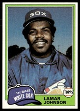 Lamar Johnson 1981 Topps #589 Chicago White Sox Baseball Card