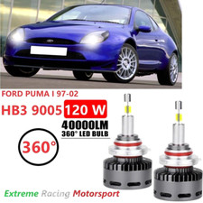 FORD PUMA I 97-02 LAMPADE LED FARI LENTICOLARI HB3 12V 40000LM 360° ULTRAWHITE