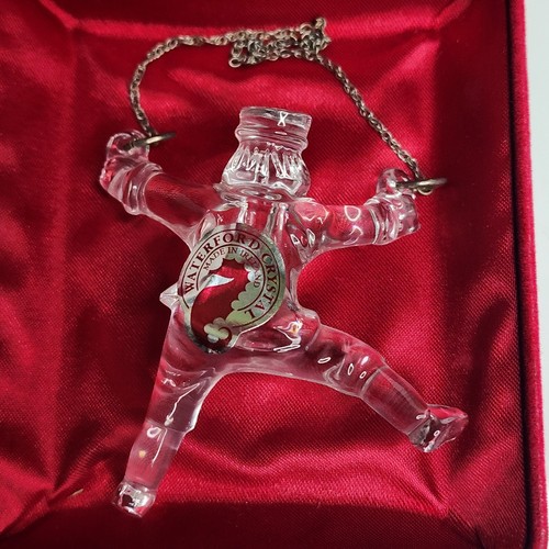2004 Waterford Crystal 12 Days of Christmas 10 Ten Lords A Leaping Ornament - Picture 2 of 7