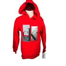Calvin Klein Little Boy's Fleece Hoodie Size 6 NWT