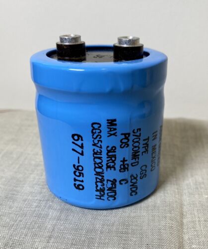 Aero Kondensator M 5700MFD 20VDC Max Surge 25VDC Brandneu (je 1 Stück) - Bild 2 von 5