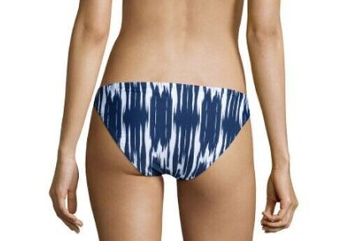 Sujetador halter Shoshanna azul marino blanco ICAT talla D copa anillo y bikini hipster talla L - Imagen 10 de 14
