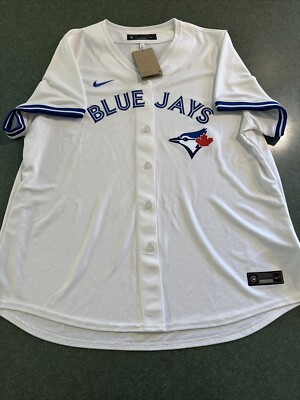 Nike Authentic Toronto Blue Jays MLB Baseball White Home Jersey Men s XXL NWT