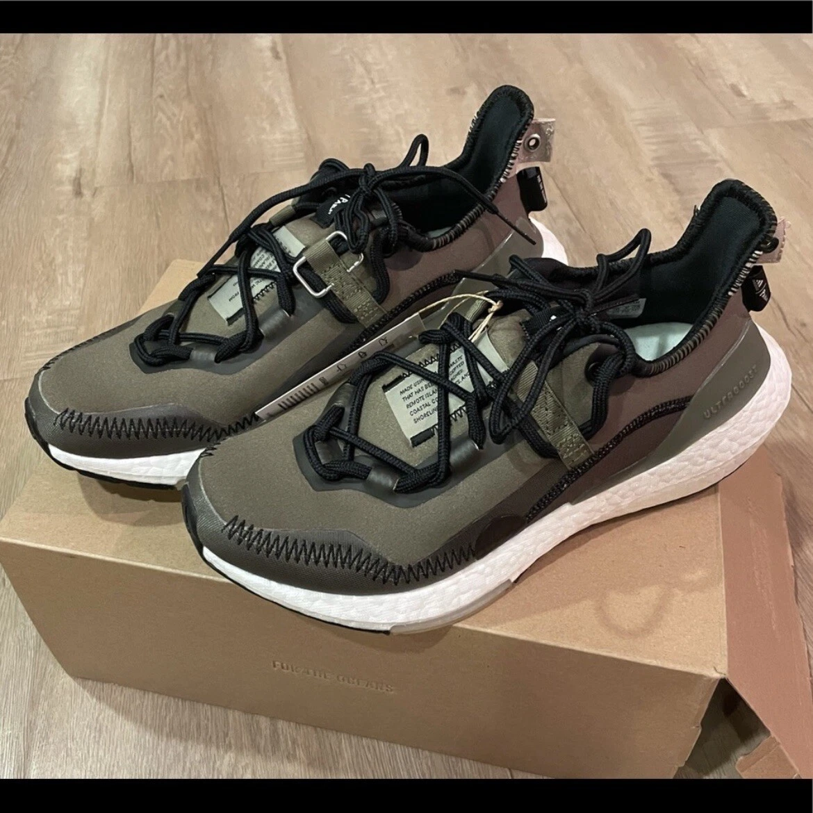 adidas Parley x UltraBoost 21 Focus Olive | eBay