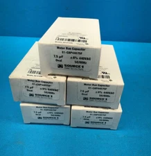 Lot of 5x Source1 S1-CAP44075F HVAC 440VAC 50/60Hz Motor Run Capacitor