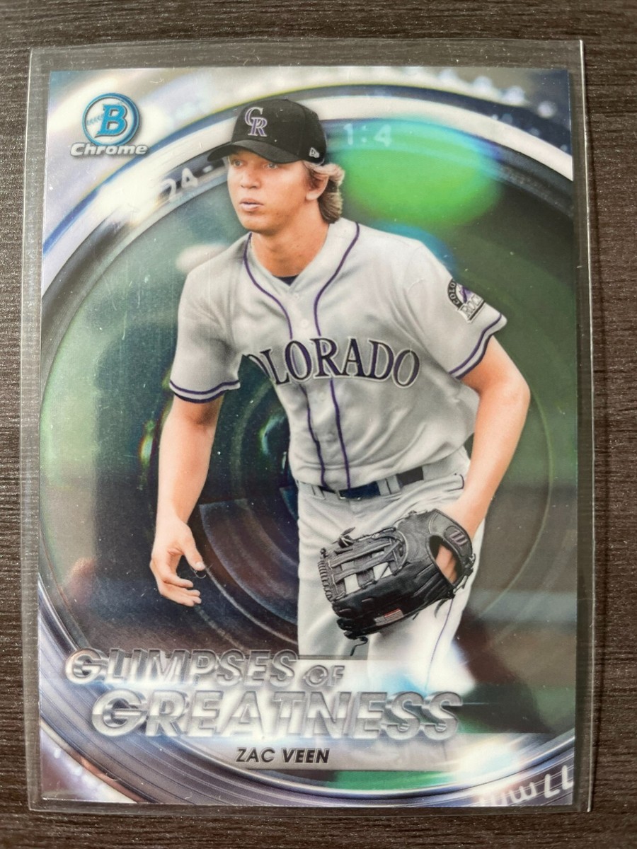 クロム様　オーダーページ　6/10 2021 Bowman Chrome Zac Veen Glimpses of Greatness Chrome Insert | eBay