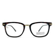OTIS+GREY OG7008 Tortoise gold Rectangle Mens Eyeglasses Frames 50-17-140