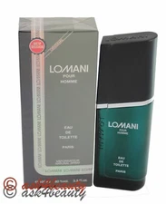  Lomani Pour Homme 3.4 oz/100 ml EDT Spray For Men - New in Box