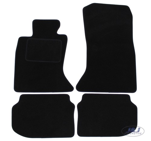 Tapis De Sol Sur Mesure Pour BMW Série 3 E90/E91 - 4 Pièces En Velours Noir, Fabriqué En Slovaquie