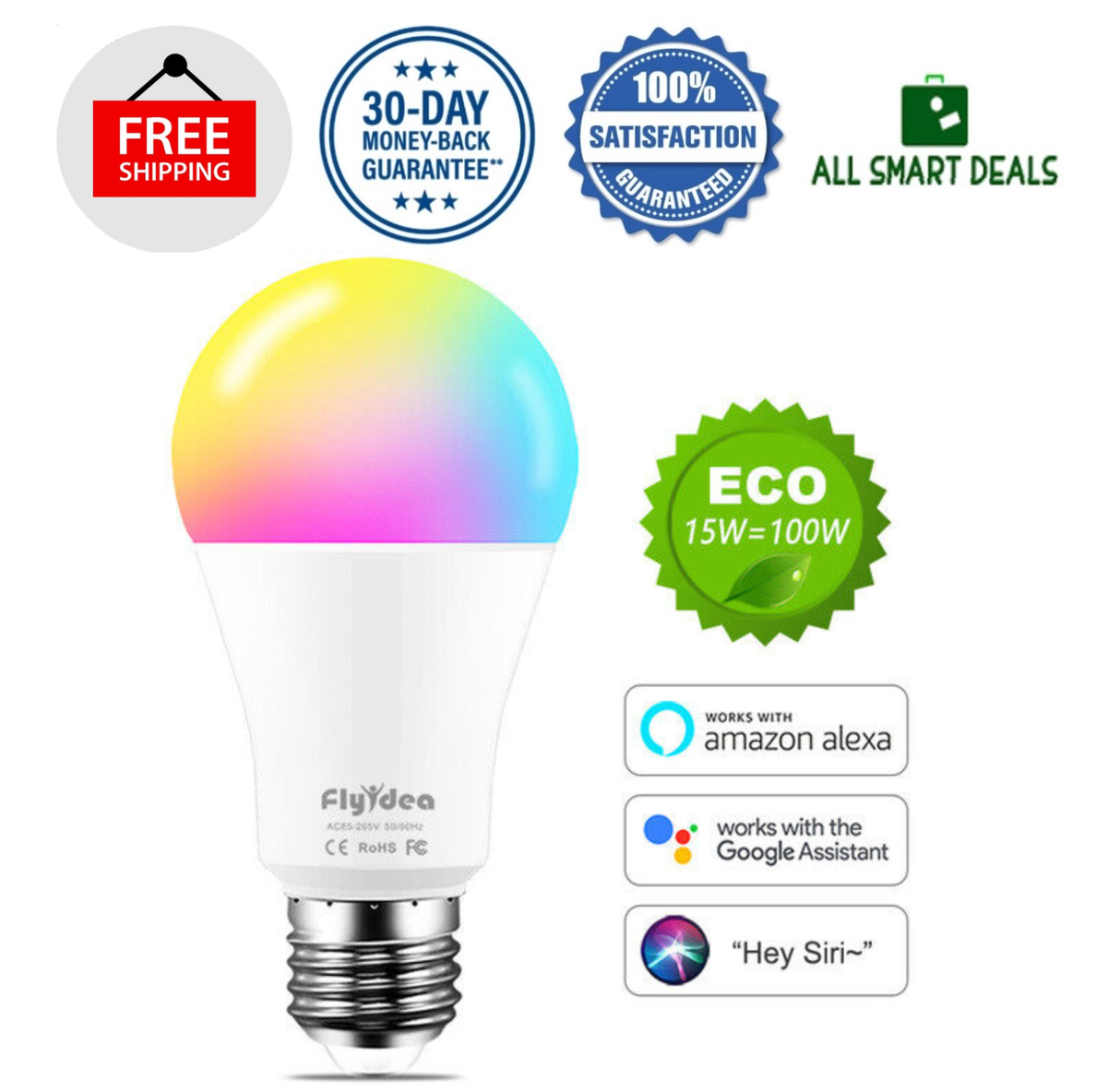 Led E27 Bombillas Inteligentes Ikea Alexa Lampara Bombilla Foco