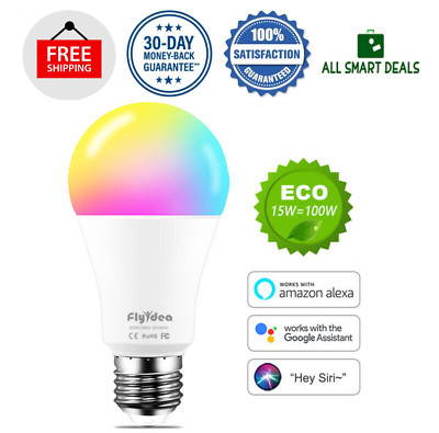 Lampara Bombilla Foco Inteligente Compatible Con Google Siri Alexa