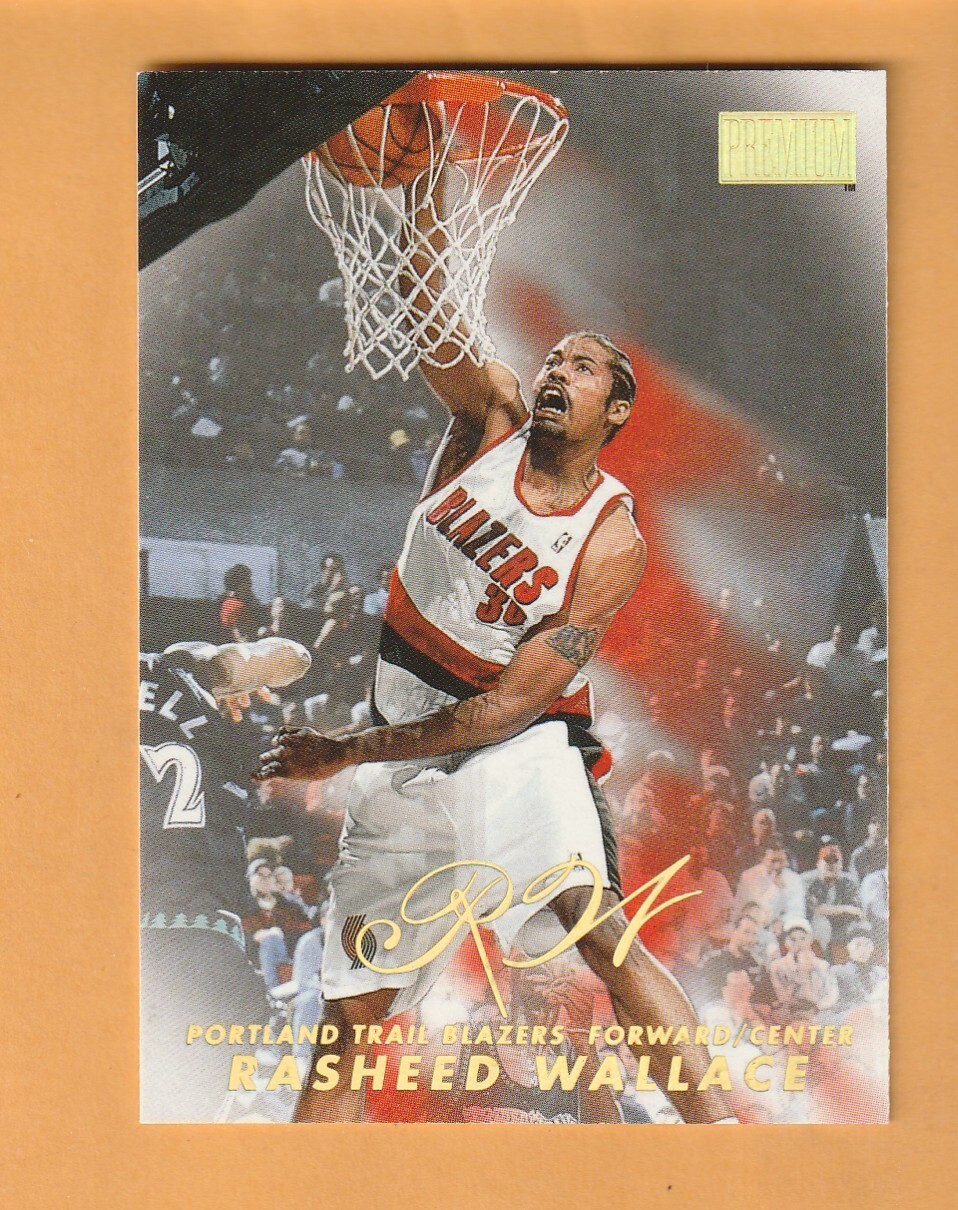 Rasheed Wallace Portland Trail Blazers 1998-99 SkyBox Premium #73 North Carolina