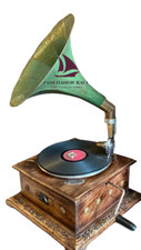 ZAIN HMV Gramophone Fully Functional working Fhonograpf, win-up record player