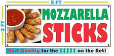 Full Color MOZZARELLA STICKS BANNER Sign NEW Larger Size Best Quality for the 