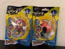 HEROES OF GOO JIT ZU (Sonic) Minis EGGMAN & KNUCKLES LOT of 2 Figure 2.5" NEW