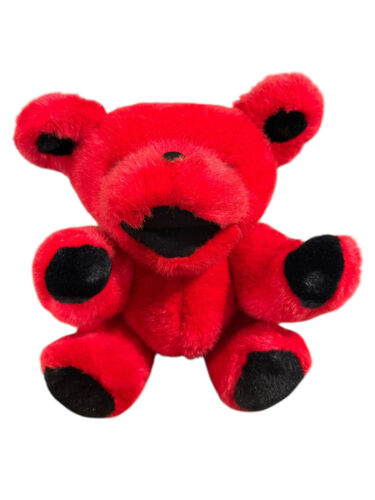 Vintage Grateful Dead Liquid Red Jointed RARE Red Bear, w/o Collar 12” Plush - Picture 3 of 7