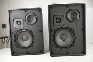 Paire D'enceintes Vintage Telefunken TL 500 – 50W, 4 Ohms, Bois Noyer, Allemagne