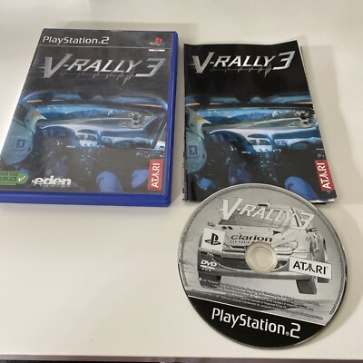 V-Rally 3 Sur PlayStation 2 - Jeu Complet PS2 - Version Française - Bon état