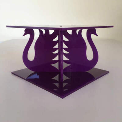 Swan Square Wedding/Party Cake Separator