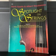 Spotlight on Strings - Level 2 - Violin Workbook - Brand New