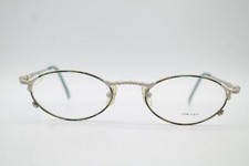Vintage Chai ML-1 Silver Multicolored Oval Glasses Frame Eyeglasses NOS