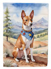 Basenji Western Cowboy Welcome Flag Garden Size Dac5841Gf