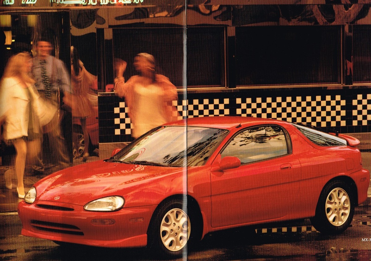 1992 Mazda MX-3 SPORTS COUPE Brochure / Flyer / Pamphlet w/ Color